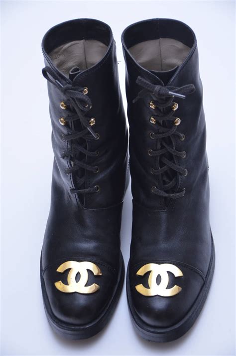 chanel combat boots for sale|vintage chanel combat boots.